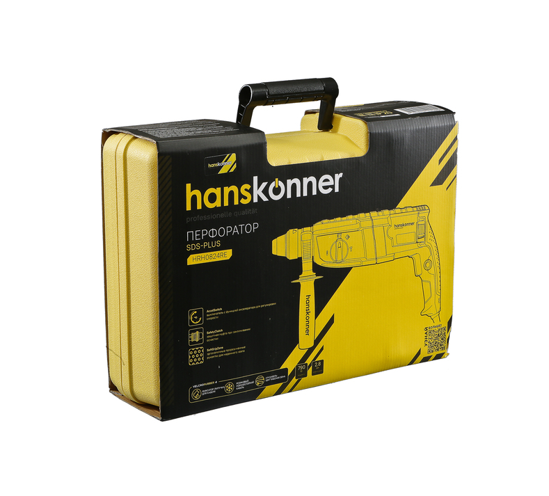 Перфоратор SDS Plus Hanskonner HRH0824RE