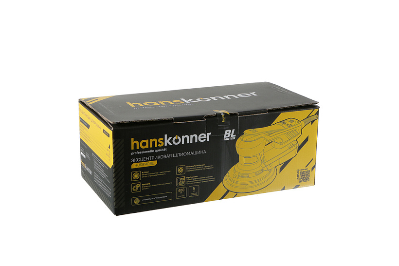 Эксцентриковая шлифовальная машина Hanskonner PLATINUM HOS8140BL